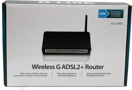 MODEM + ROTEADOR D-LINK 2640B