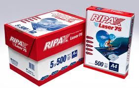 RESMA DE PAPEL OFICIO A4 RIPAX